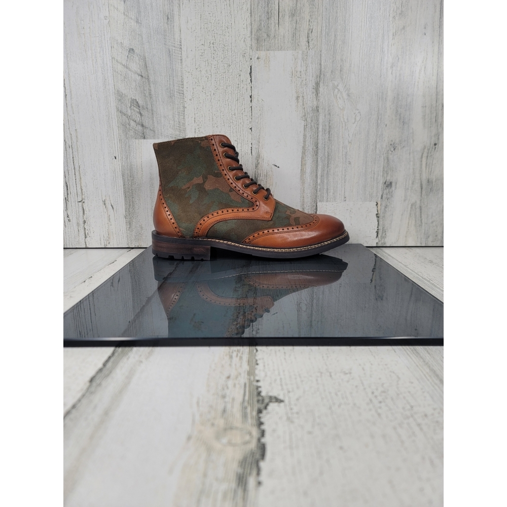 Mark Nason Los Angeles Camo Ithaca BeauFort Ankle Boots Men's Size 8